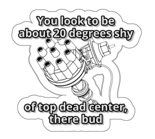 TDC Mechanic Humor Bubble-free sticker